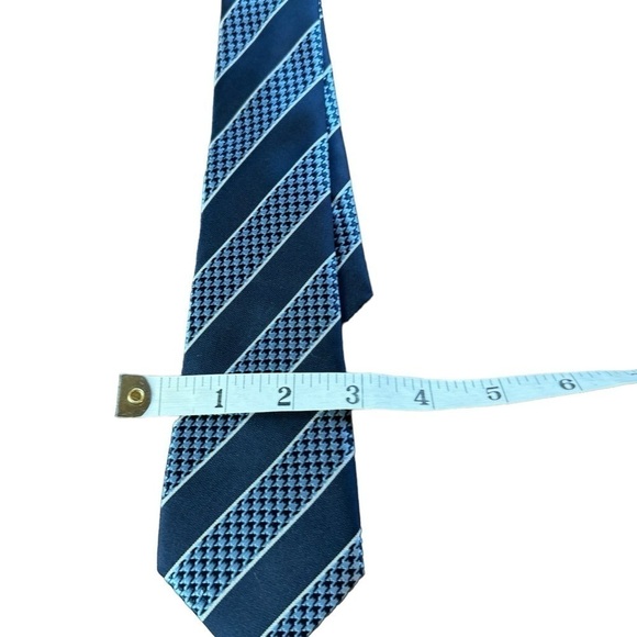 Janie and Jack Blue Stripe Adjustable Tie Child 0-3 - Picture 10 of 11